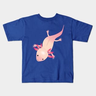 Axolotl in the water Kids T-Shirt
